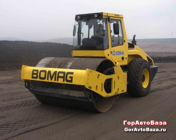 Аренда катка грунтового  Bomag 