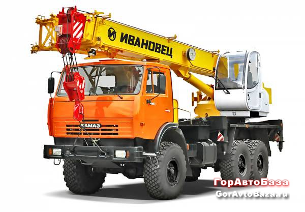Аренда автокрана Ивановец 25т