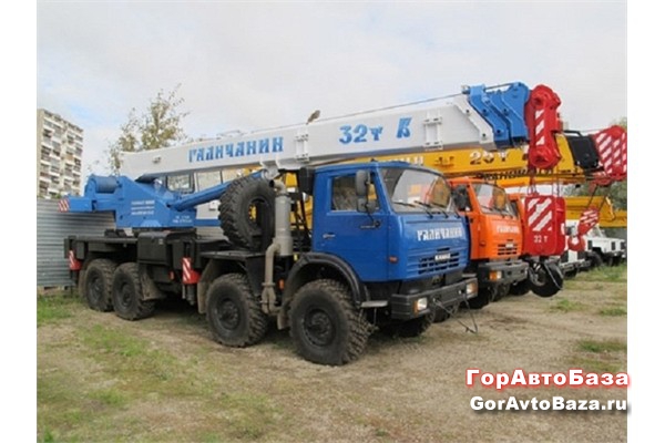Автокран гп 32 тн, встр 31 м
