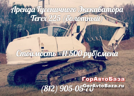 Аренда экскаватора Terex 225