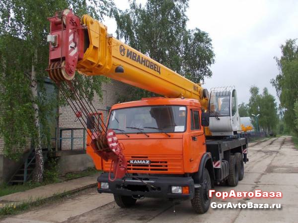 Аренда Крана 25 т. 31 м. стрела