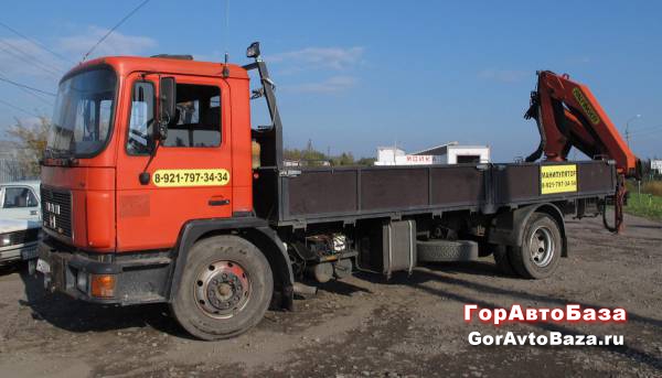 Манипулятор 8т стрела 7,5м сзади