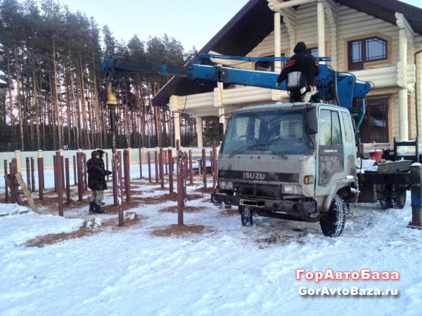 бурение под сваи и прочее
