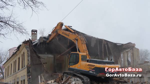 Услуги гусеничного экскаватора 